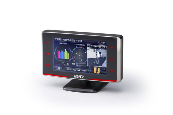 最新機能満載の高性能レーザー&レーダー探知機「BLITZ Touch