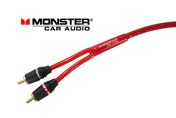 MONSTER® CARAUDIOインターリンク100iシリーズのRCAオーディオケーブル