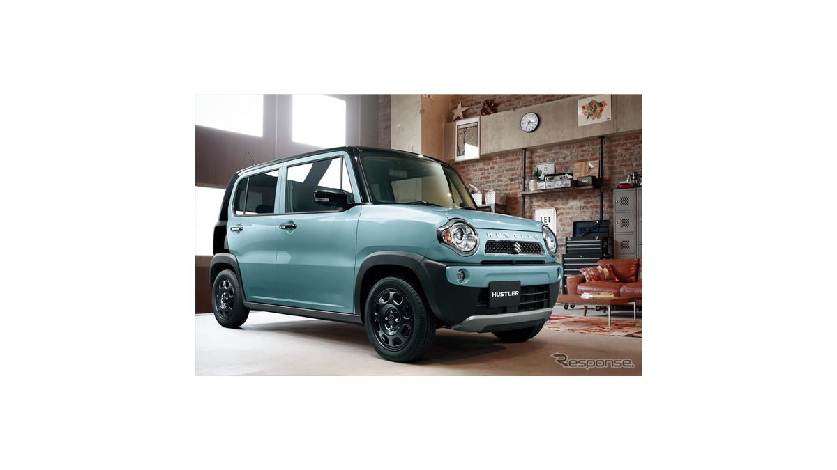 お盆セール8月18日まで　スズキ ハスラー タフワイルド風　オフブルー セール9月16日までスズキ ハスラー タフワイルド風 オフブルー