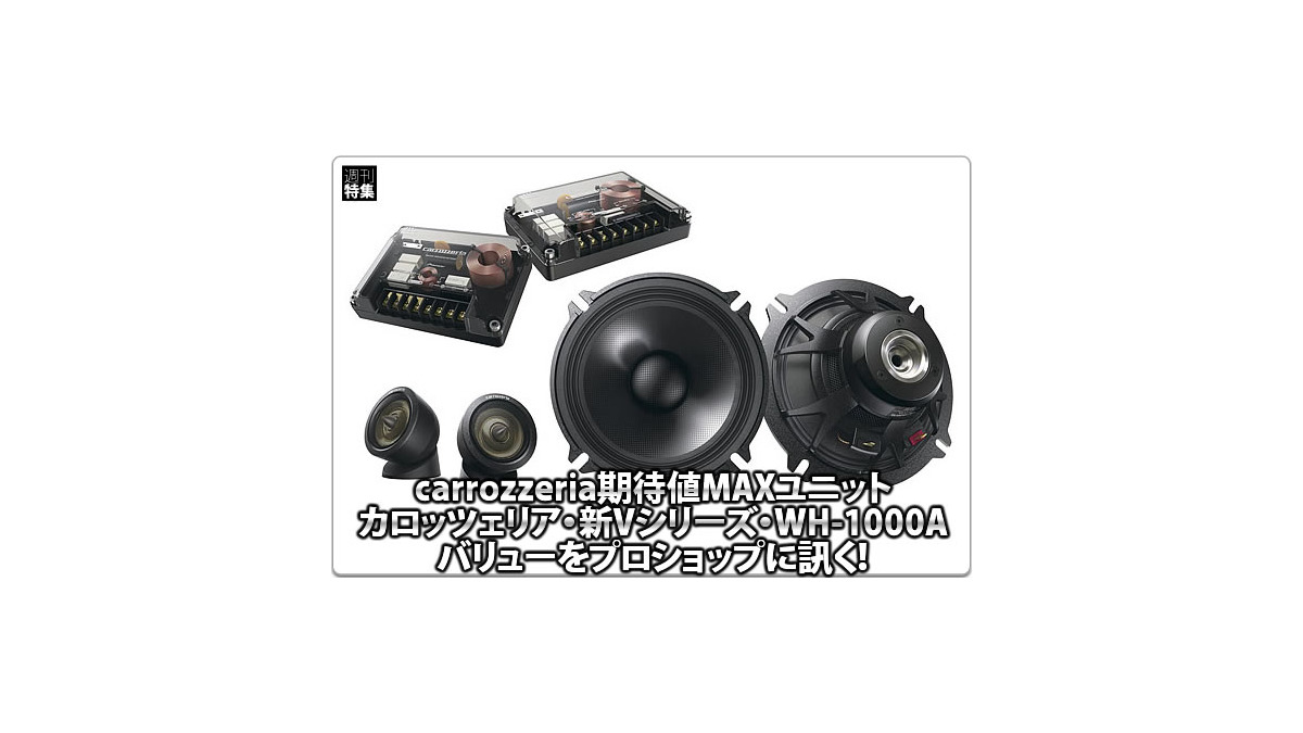 carrozzeria TS-V172／WH-1000A】バリューをプロショップに訊く