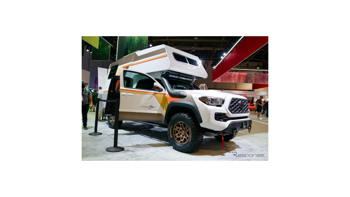 GCD トヨタ・タコマ - タコジラ 世界初公開のトヨタ新型「タコジラ」はどんなド迫力キャンピングカー