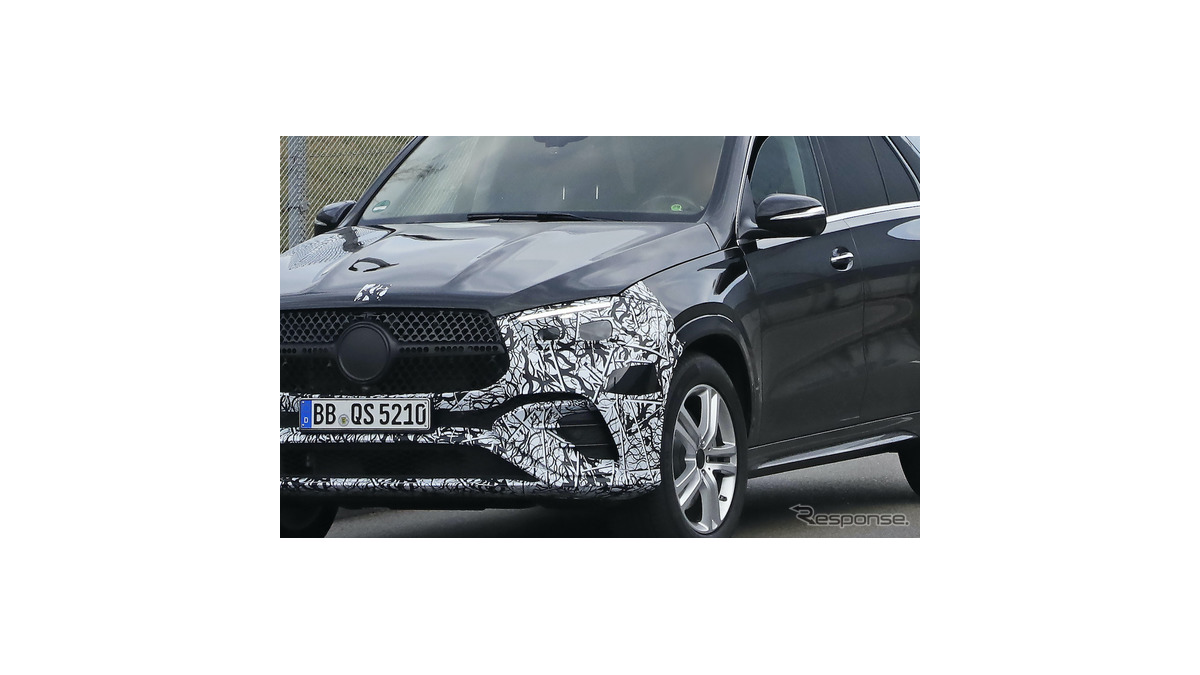 攻めたフロントマスクに変更!? メルセデスベンツ GLE 改良新型 攻めたフロントマスクに変更!? メルセデスベンツ GLE 改良新型