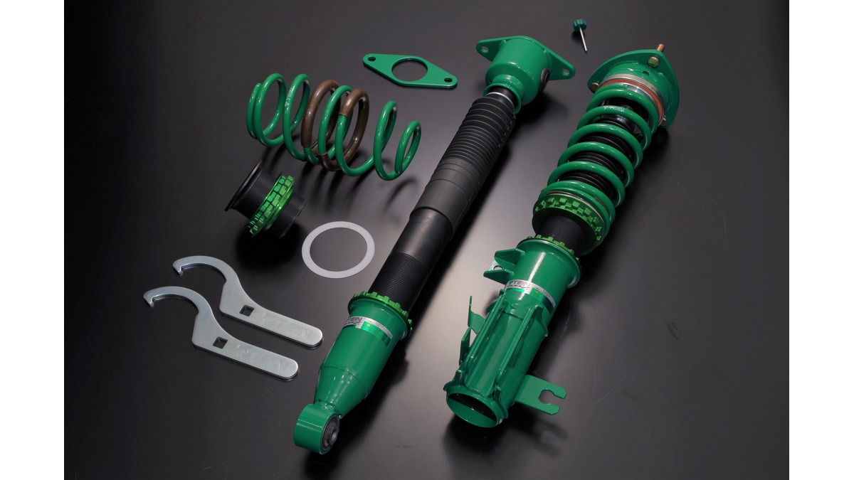 MAZDA2用が新発売 テインが全長調整式車高調「FLEX Z」に適合車種