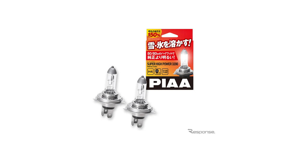 発熱量アップで雪・氷を溶かす！ PIAA、ヘッドライト＆フォグ