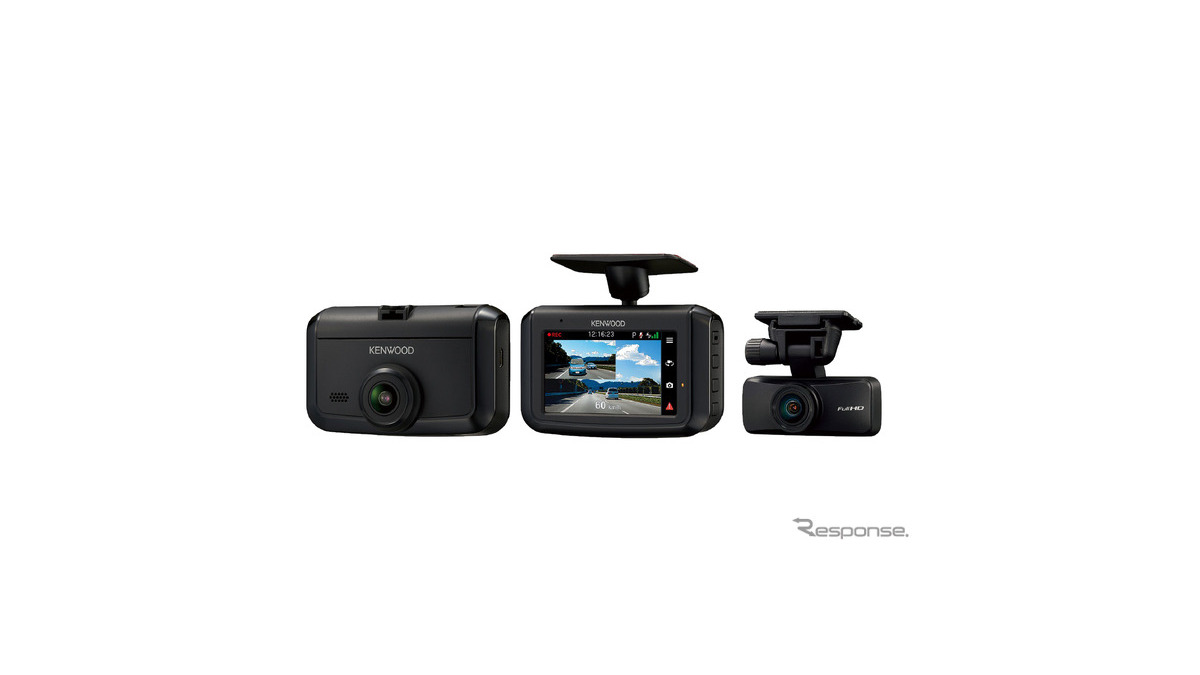 JVCケンウッド、前後2カメラ・ドラレコの新モデル「DRV-G50W」発売