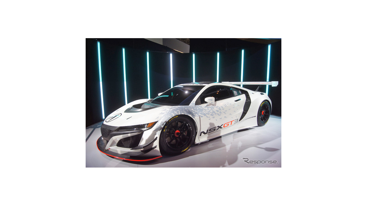 ニューヨークモーターショー16】ホンダ NSX 新型にGT3レーサー