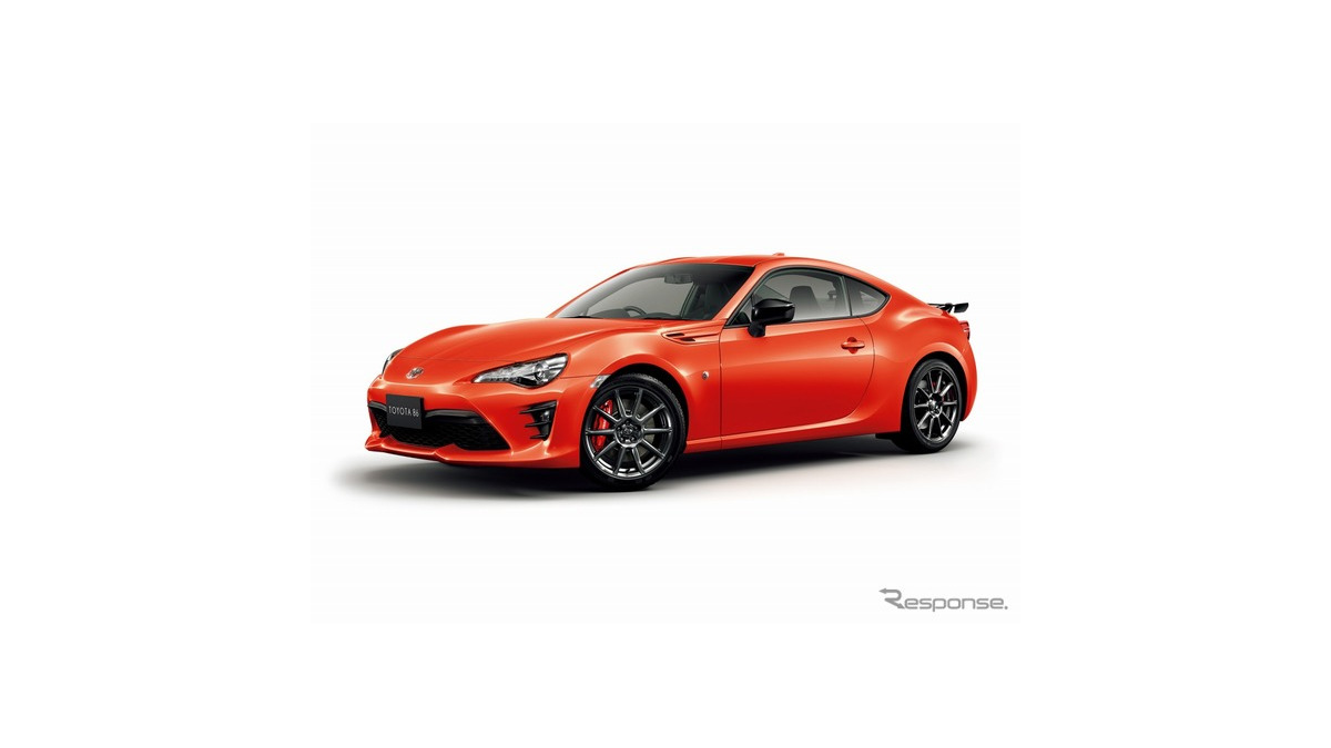 トヨタ 86、オレンジカラーの特別仕様車発売…ブレンボ製ブレーキ採用の