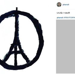 ファレル・ウィリアムズのインスタグラムより