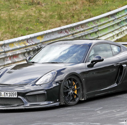 ポルシェ　ケイマン GT4 RS スクープ写真