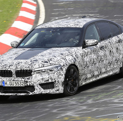 BMW M5 セダン スクープ写真