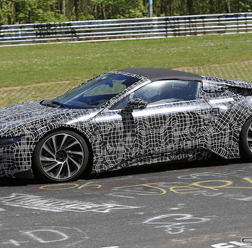 BMW i8 ロードスター スクープ写真