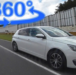 【360度 VR試乗】プジョー 308 ディーゼルの“素の味”をサーキットで検証
