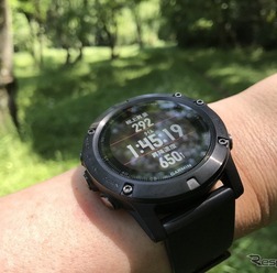 アクティビティによってその運動に必要な表示項目が出現。登山なら獲得標高などがわかる