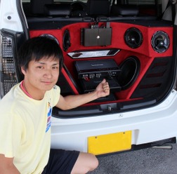 car audio newcomer! U-23 スズキ ワゴンRスティングレー(オーナー:笠原佑樹さん) by lc sound factory 前編