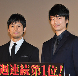 西島秀俊、長谷川博己/『劇場版MOZU』ヒット御礼記念舞台挨拶