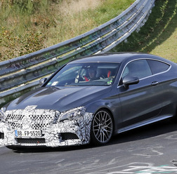 メルセデス AMG C63 クーペ スクープ写真