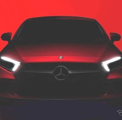 メルセデスベンツ CLS 新型のティザーイメージ