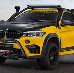 水も山も走破する!タフすぎる BMW X6M...マンハートから5千万円超えで発売へ!