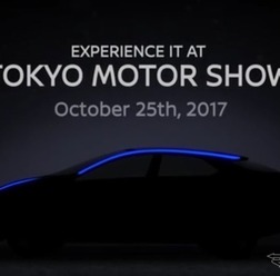 日産の新コンセプトカーのティーザーイメージ