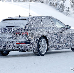 アウディ S6アバント 次期型スクープ写真