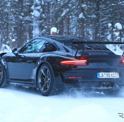 ポルシェ 911GT3 RS 新型スクープ写真