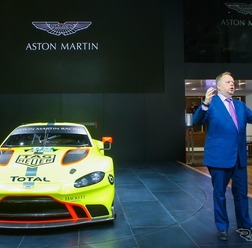 アストンマーティンのプレスカンファレンス(北京モーターショー2018)