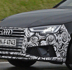 アウディ A4アバント 改良新型スクープ写真