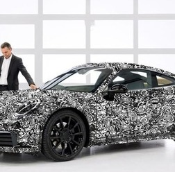 ポルシェ 911 次期型の開発プロトタイプ