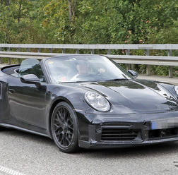 ポルシェ 911 ターボカブリオレ 新型スクープ写真