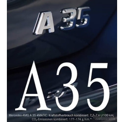 メルセデスAMG A35 セダンのティザーイメージ