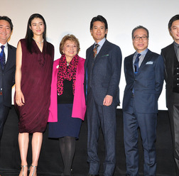 チェリン・グラック監督、小雪、シルビア・スモーラー、唐沢寿明、小日向文世、塚本高史/『杉原千畝 スギハラチウネ』舞台挨拶