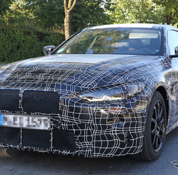 BMW 4シリーズ グランクーペ 新型プロトタイプ(スクープ写真)