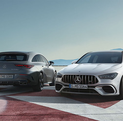 メルセデスAMG CLA45S 4MATIC+ と同シューティングブレーク