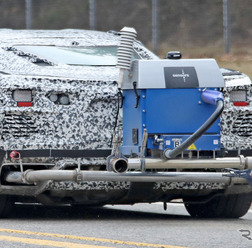 シボレー コルベット PHEV 開発車両(スクープ写真)