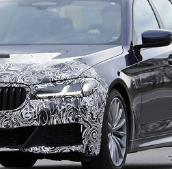 BMW 5シリーズ 改良新型プロトタイプ(スクープ写真)