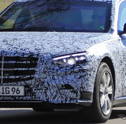 メルセデスベンツ Sクラス ガード 開発車両（スクープ写真）