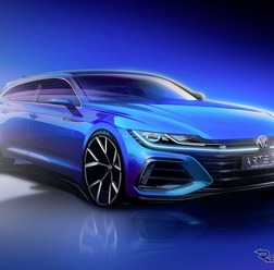 VW アルテオン ・シューティングブレーク のティザースケッチ