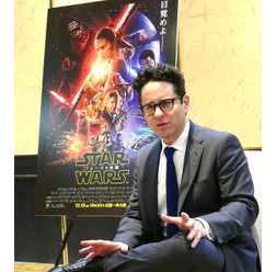 『スター・ウォーズ／フォースの覚醒』J.J.エイブラムス監督／photo：Ryo Uchida