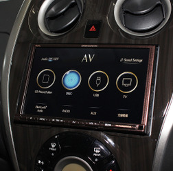 『DIATONE SOUND.NAVI』を装着した“M.E.I.”のデモカー。