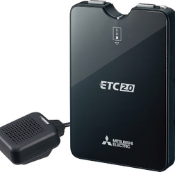 ETC2.0車載器の一例（三菱電機・EP-E216SB）。