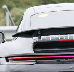 ポルシェ 911ターボ ハイブリッド（スクープ写真）