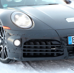 ポルシェ 911ターボ 改良新型プロトタイプ（スクープ写真）