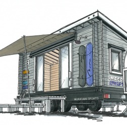 走るログ小屋“IMAGO”ムラサキスポーツ特別仕様車