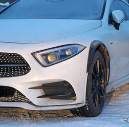 メルセデスベンツ CLS 開発車両（スクープ写真）