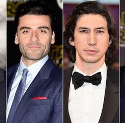 ジョン・ボイエガ&オスカー・アイザック&アダム・ドライバー&ドーナル・グリーソン(C)Getty Images