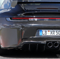 ポルシェ 911 GT3 改良新型プロトタイプ(スクープ写真)