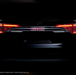 GMCの新型車の予告イメージ