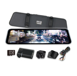 G-FACTORYから夜間駐車録画に強い赤外線車内カメラ付きで3カメラ搭載のドラレコ付きスマートルームミラー「H63S Pro」が新発売