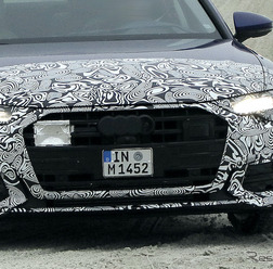 アウディ A6 セダン 改良新型プロトタイプ(スクープ写真)