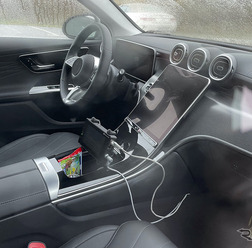 メルセデスベンツ GLCクーペ 新型プロトタイプ（スクープ写真）